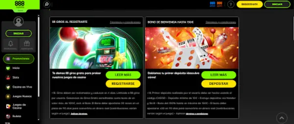 888 casino 20 euro gratis