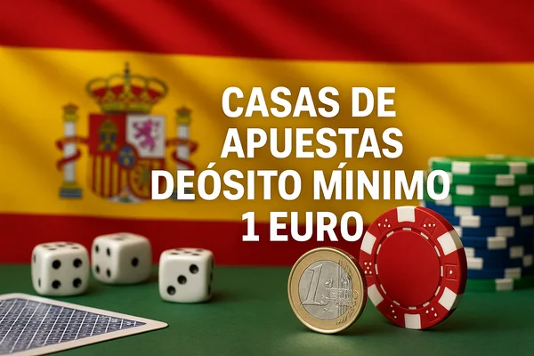 casas de apuestas depósito mínimo 1 euro