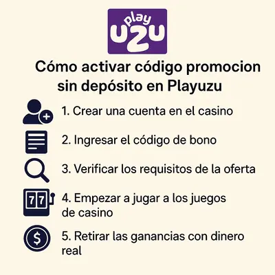 playuzu código promocional sin depósito