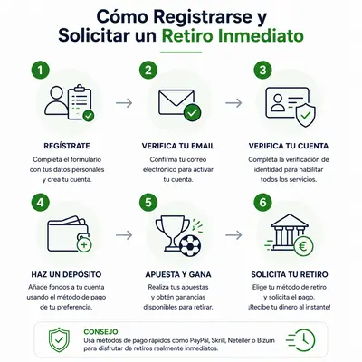 casas de apuestas con retiro inmediato